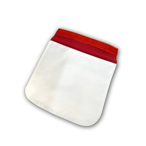 [013053] Solapa roja para mochila térmica niño sublimable