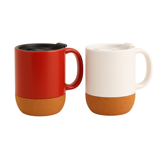 Taza de Cerámica con Base de Corcho 11 Oz
