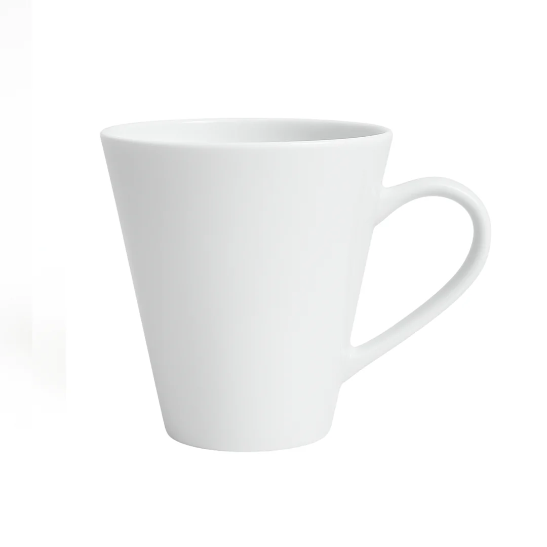 [001900] Taza de Cerámica con Forma Cónica | 12 Oz