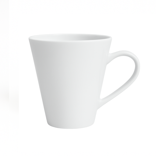 [001900] Taza para sublimación cerámica blanca 12oz cónica