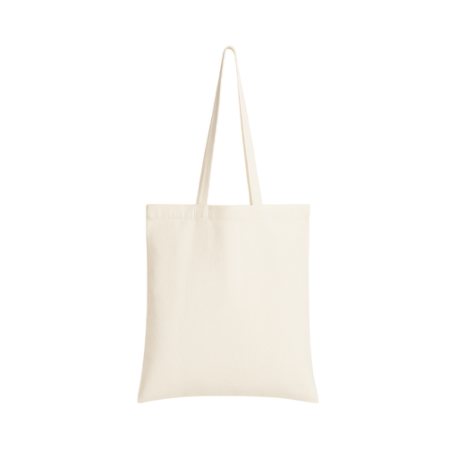 [006389] Tote Bag de Algodón Color Crudo