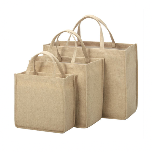 Tote bag de lino yute natural