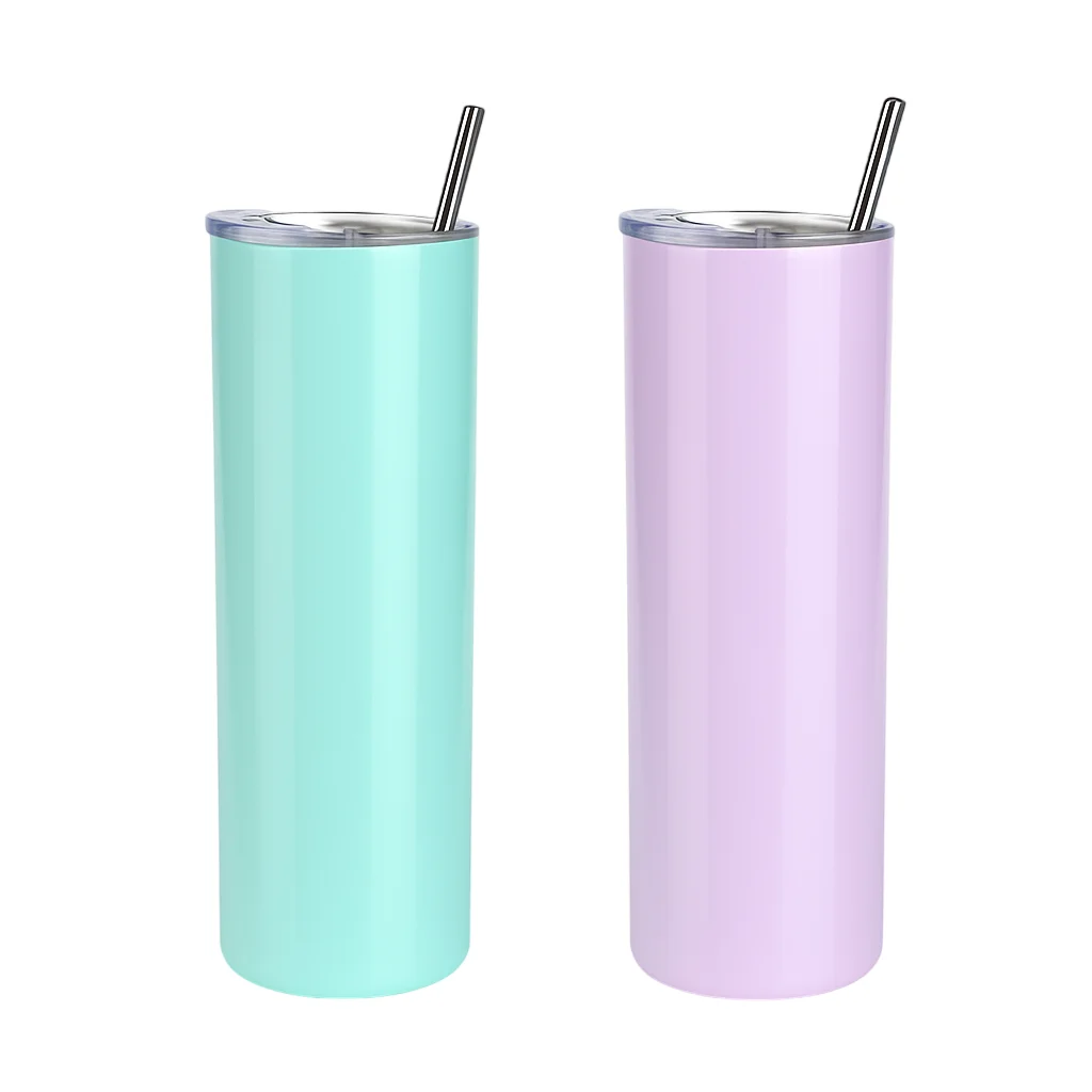 Vaso Térmico Alargado con Pajita | 590 ml