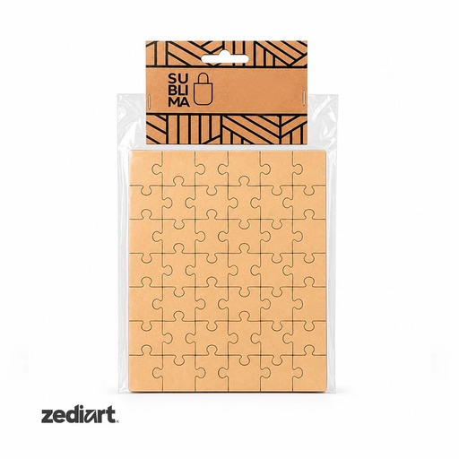 [013851] Zediart Puzzle de Madera Natural | 60 piezas