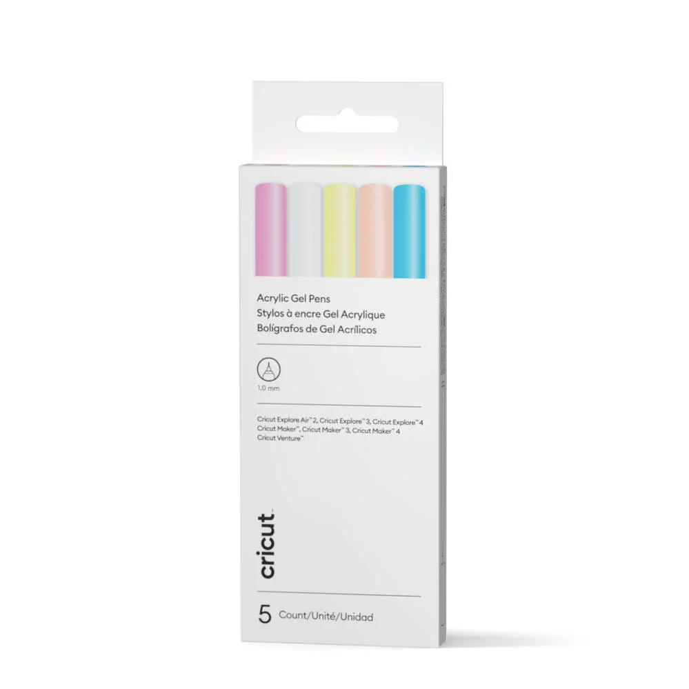 [015286] Cricut Rotuladores Acrílicos 1.0 mm | 5 uds.