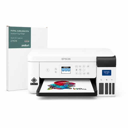 [010936BUNDL] Epson SureColor SC-F100 + Papel Zediart + Tintas